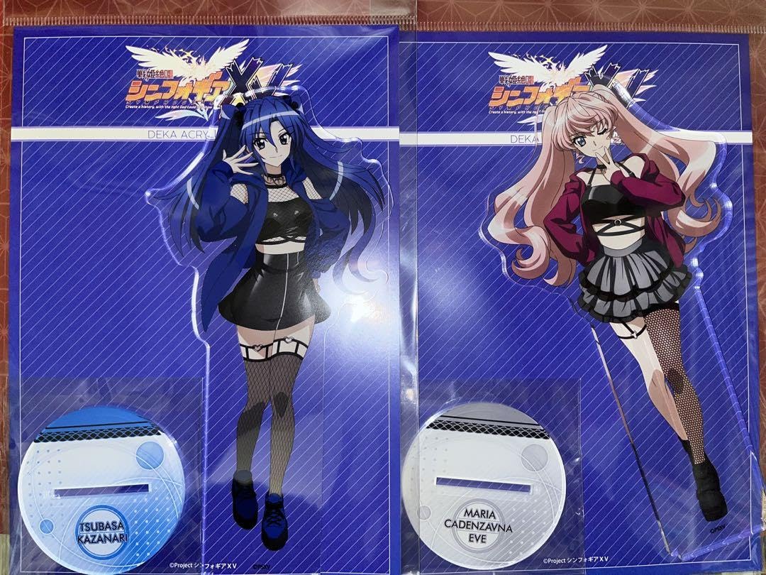 シンフォギア アクリルスタンド 日焼け　翼　マリア　C106 FaNeMa / 戦姫絶唱シンフォギアXV BIGアクリルスタンド 風鳴